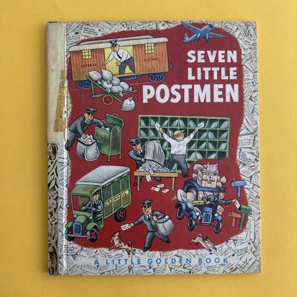 Photo of the vintage Little Golden Book "Seven Little Postmen"