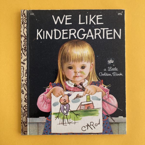 Photo of the vintage Little Golden Book "We Like Kindergarten"
